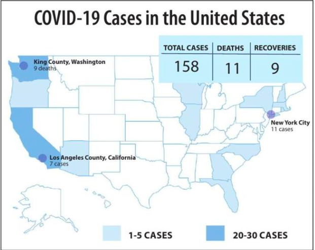 coronavirus map